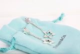 Authentic Tiffany & Co Sterling Silver Star Dangling Earrings