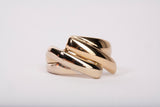 Ladies 18k Two-Tone Gold Multi-Row Ring