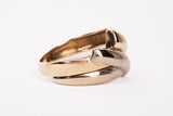 Ladies 18k Two-Tone Gold Multi-Row Ring
