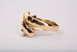 Ladies 18k Two-Tone Gold Multi-Row Ring