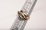 Ladies 18k Two-Tone Gold Multi-Row Ring