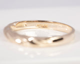 Ladies 14k Yellow Gold Braided Band Size 6.5