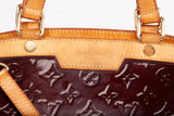 Authentic Louis Vuitton Vernis Monogram Amarante Brea MM Handbag