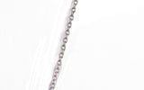 Ladies 18k White Gold Dainty Butterfly Diamond Accent Necklace