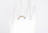 Ladies Round Cut Solitaire Diamond Bezel Ring 18k White Gold