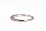 Ladies 14k White Gold Cluster Diamond Engagement Set 0.56CTW