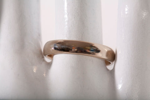 Gentlemen's 14k Yellow Gold Engagement Band Ring