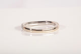 Ladies 14k White Gold Neil Lane Diamond Curve Wedding Band Size 5.5"