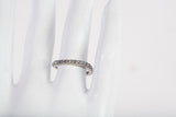 Ladies 14k White Gold Neil Lane Diamond Curve Wedding Band Size 5.5"