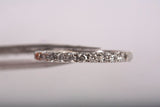 Ladies 10k White Gold Diamond Eternity Ring