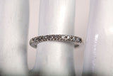 Ladies 10k White Gold Diamond Eternity Ring