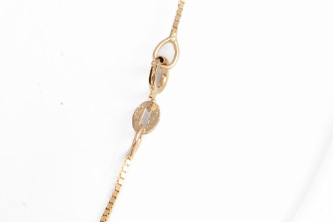 14k Yellow Gold 18'' Box Link Chain