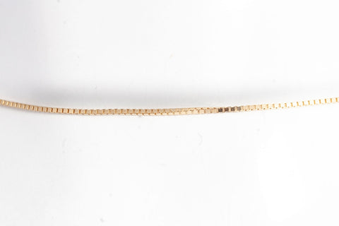 14k Yellow Gold 18'' Box Link Chain