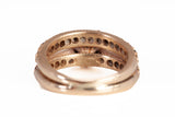 Ladies 14k Yellow Gold Onyx Soldered Bridal Set