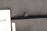 Authentic Saint Laurent Black Calfskin Leather Bellechasse Shoulder Bag