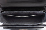 Authentic Saint Laurent Black Calfskin Leather Bellechasse Shoulder Bag