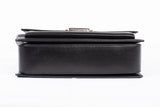Authentic Saint Laurent Black Calfskin Leather Bellechasse Shoulder Bag