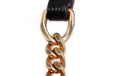 Authentic Saint Laurent Cassandre Envelope Chain Wallet in Grain de Poudre Black Leather Bag