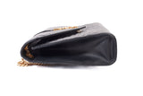 Authentic Black Saint Laurent Triquilt Medium Envelope YSL Shoulder Bag