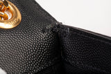 Authentic Black Saint Laurent Triquilt Medium Envelope YSL Shoulder Bag