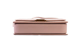 Authentic Saint Laurent Light Pink Calfskin Leather Bellechasse Shoulder Bag
