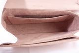 Authentic Saint Laurent Light Pink Calfskin Leather Bellechasse Shoulder Bag
