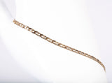 Ladies 14k Yellow Gold Anchor Link Bracelet Size 8.25"