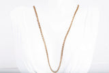 Unisex 10k Yellow Gold Anchor Link Chain