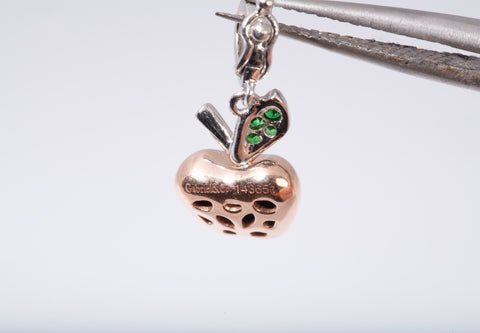 Gabriel & Co. 14k Two-Tone Gold Apple Pendant