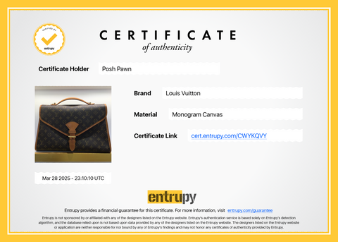 Authentic LOUIS VUITTON Monogram Canvas Bel Air GM Briefcase