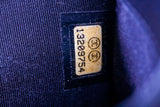 Authentic Vintage Chanel Black Caviar Leather Brilliant L Yen Wallet