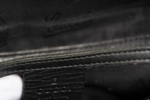 Authentic Black Gucci Imprime Monogram Belt Bag