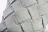Authentic Bottega Veneta Nappa Intrecciato Mini Loop Camera Teal Washed Bag