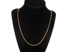 Ladies 14k Yellow Gold Cable Link Style Chain 24"