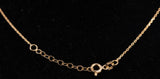 Ladies 18k Yellow Gold Interlocking Circle Pendant Necklace