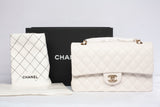 NEW Authentic CHANEL Small Classic Double Flap Caviar Leather Handbag