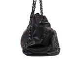 Authentic Chanel East West Black Caviar Tote Bag