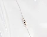 Ladies White Gold Circle Of Diamonds Pendant Necklace 18"