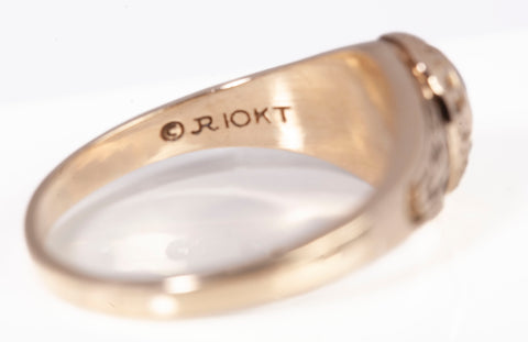 10k Yellow Gold 1989 Class Ring Size 8.25
