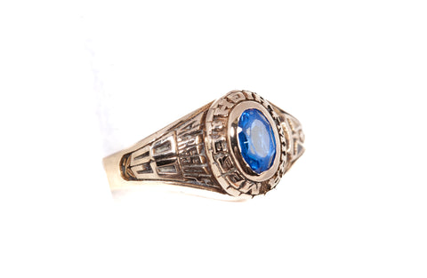 10k Yellow Gold 1989 Class Ring Size 8.25