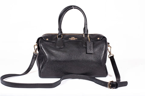 Coach mini bennett satchel black online