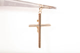 14KT 2 Tone Crucifix Pendant