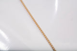 Ladies 14k Yellow Gold Diamond Cross Pendant Necklace