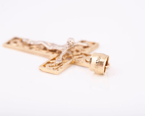 14k Yellow Gold Cross