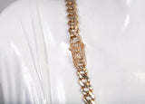 Gentlemen's 14k Yellow Gold Curb Style Link Chain 22"
