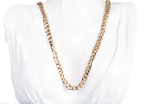 Gentlemen's 14k Yellow Gold Curb Style Link Chain 22"