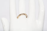 Ladies' 14k Yellow Gold Band with Diamond Accents .020 CTW