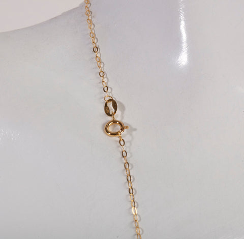Ladies 18k Yellow Gold Oval Link Style