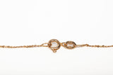 Ladies 14k Dainty Singapore Link Style Chain 18.5"