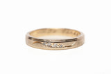 Ladies' 14k Yellow Gold Band with Diamond Accents .020 CTW